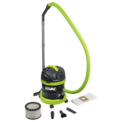 Sealey PC150BV BuilderVac® Wet & Dry Vacuum Cleaner 15L Stainless Steel Drum M Class Filtration Sealey