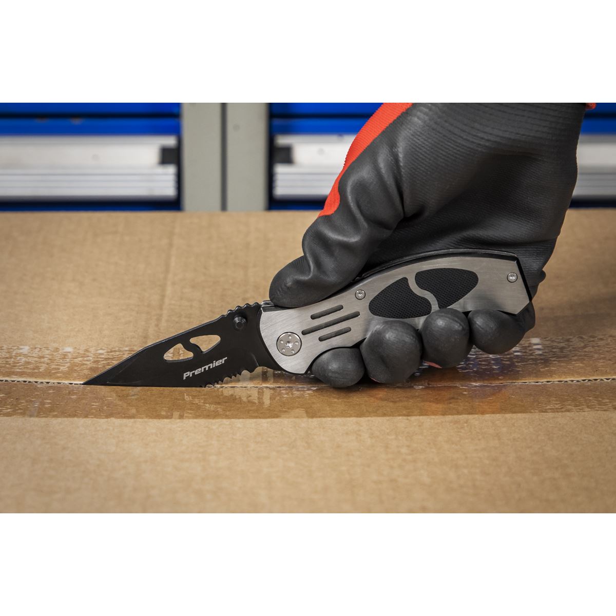 Sealey PK3 Pocket Knife Locking Large Sealey