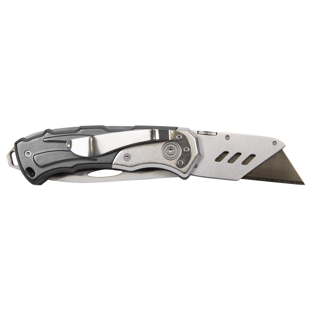 Sealey PK37 Pocket Knife Locking Twin-Blade Sealey