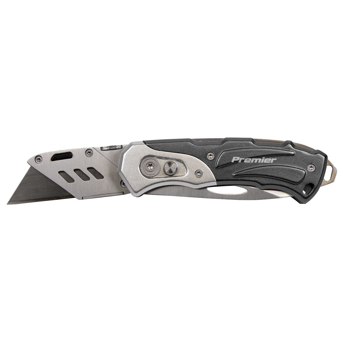 Sealey PK37 Pocket Knife Locking Twin-Blade Sealey