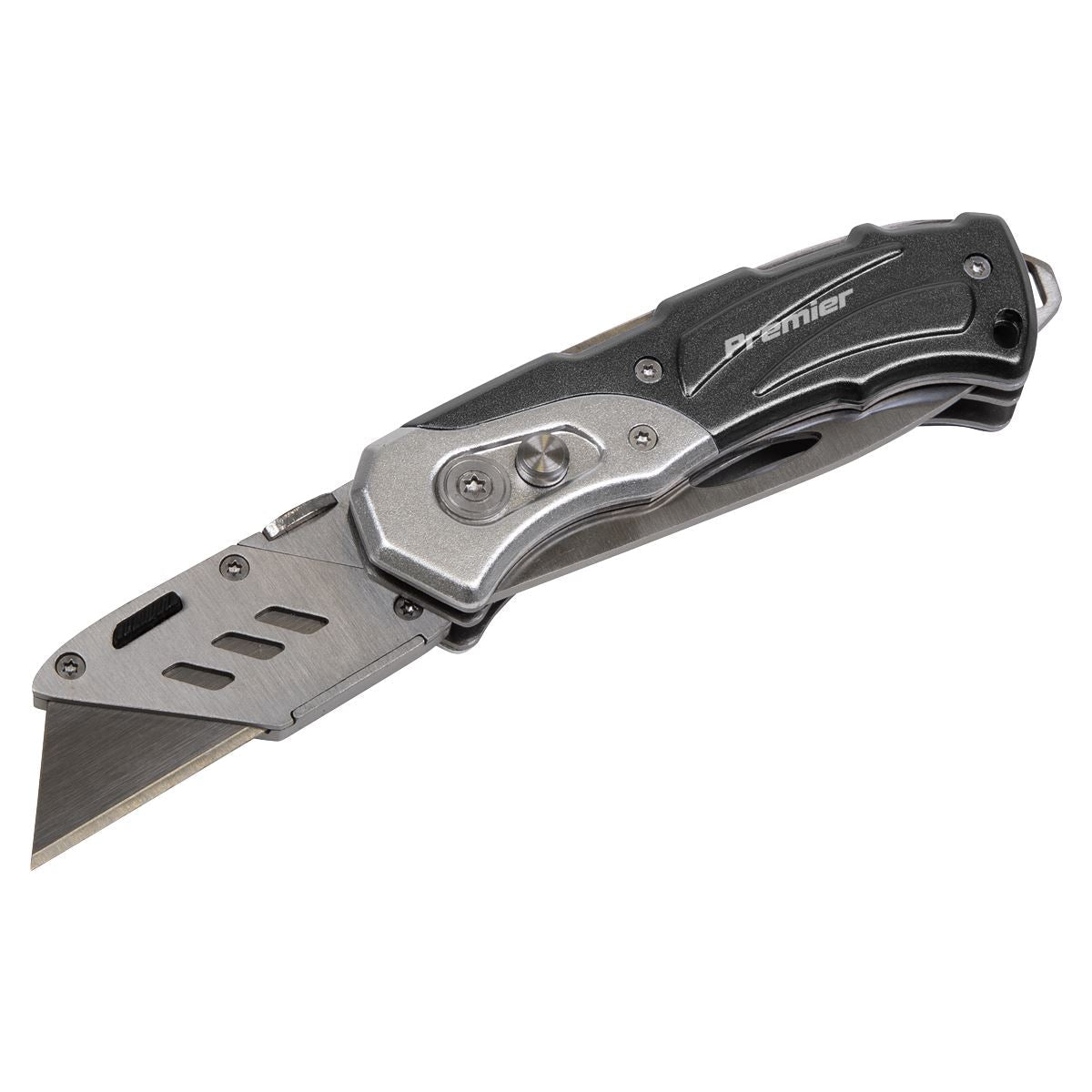 Sealey PK37 Pocket Knife Locking Twin-Blade Sealey