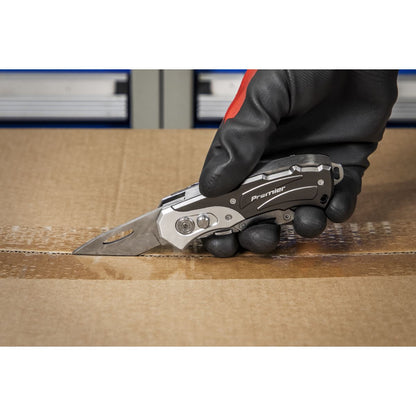 Sealey PK37 Pocket Knife Locking Twin-Blade Sealey