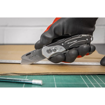 Sealey PK37 Pocket Knife Locking Twin-Blade Sealey