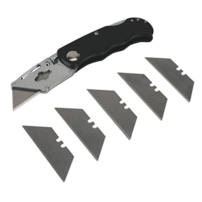 Sealey PK5 Pocket Knife Locking with Quick Change Blade Sealey