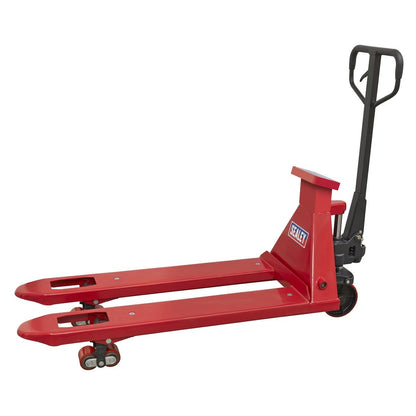 Sealey PT1150SC Pallet Truck with Scales - 2000kg Capacity 1150 x 555mm Sealey