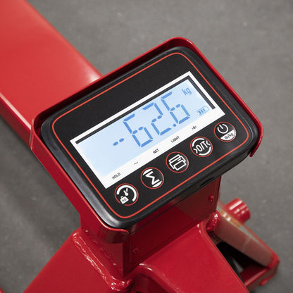 Sealey PT1150SC Pallet Truck with Scales - 2000kg Capacity 1150 x 555mm Sealey