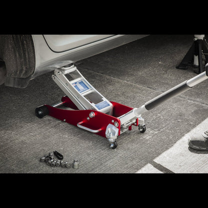 Sealey RJAS1500 Aluminium/Steel Trolley Jack with Rocket Lift 1.5 Tonne Sealey