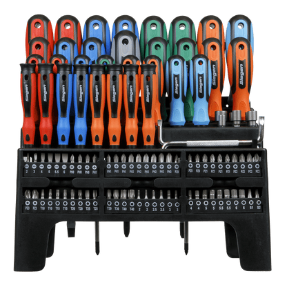 Siegen S01248 Screwdriver Bit & Nut Driver Set 100pc Sealey