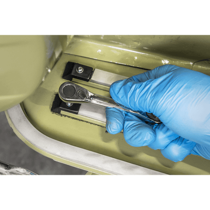 Siegen S01251 Micro Ratchet Bit Driver/Wrench 1/4"Hex  x 1/4"Sq Drive Sealey