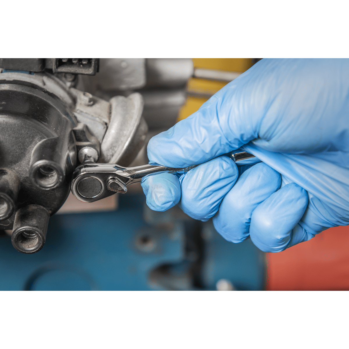 Siegen S01252 Micro Ratchet Bit Driver 1/4"Hex Sealey