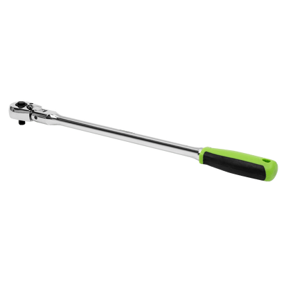 Siegen S01257 Ratchet Wrench 1/4"Sq Drive Long Flexi-Head Flip Reverse Sealey