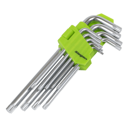 Siegen S01262 Key Set TRX-Star* Long 9pc Sealey