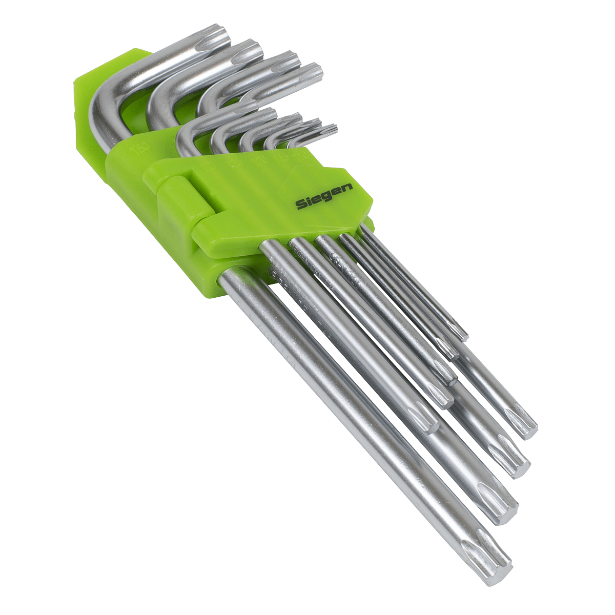 Siegen S01262 Key Set TRX-Star* Long 9pc Sealey