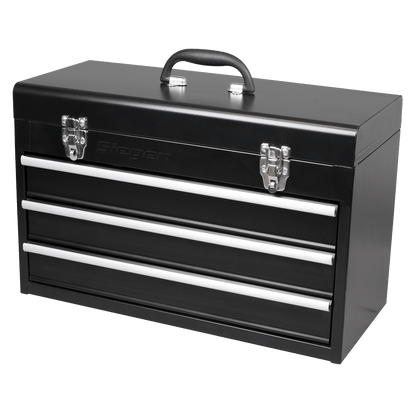 Siegen S01266 Portable Tool Chest 3 Drawer with 98pc Tool Kit Sealey