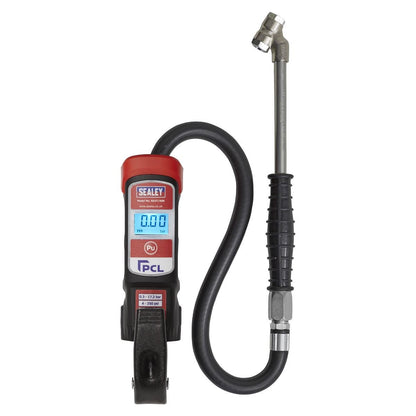Sealey SA37/96B Premier Anodised Digital Tyre Inflator with Twin Push-On Connector Sealey