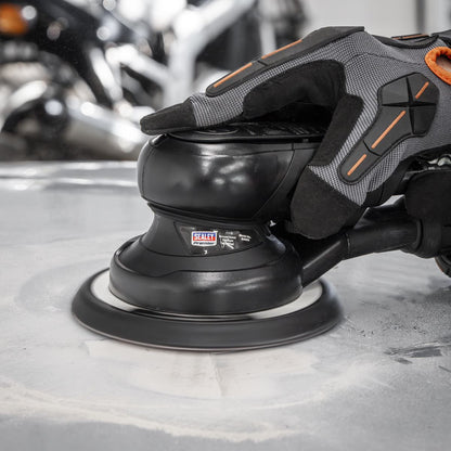 Sealey SA803 Air Palm Orbital Sander 6" Ø150mm Dust-Free Sealey