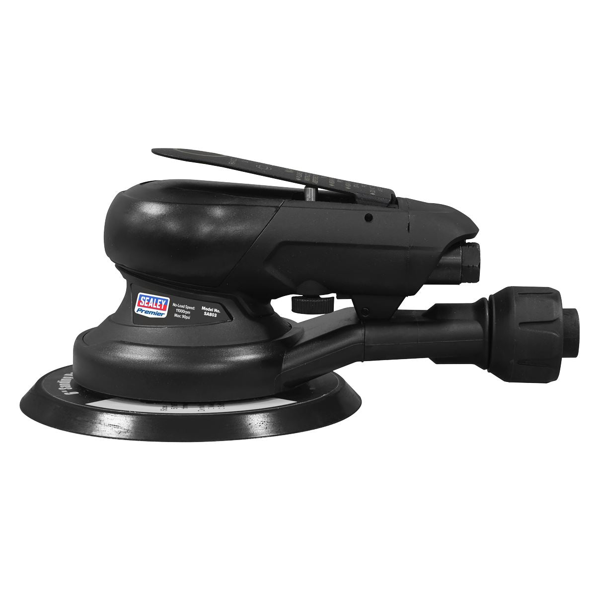 Sealey SA803 Air Palm Orbital Sander 6" Ø150mm Dust-Free Sealey