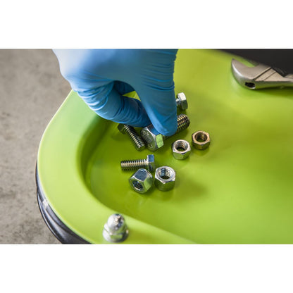 Sealey SCR9HV Mechanic's Deluxe Utility Seat - Green Sealey