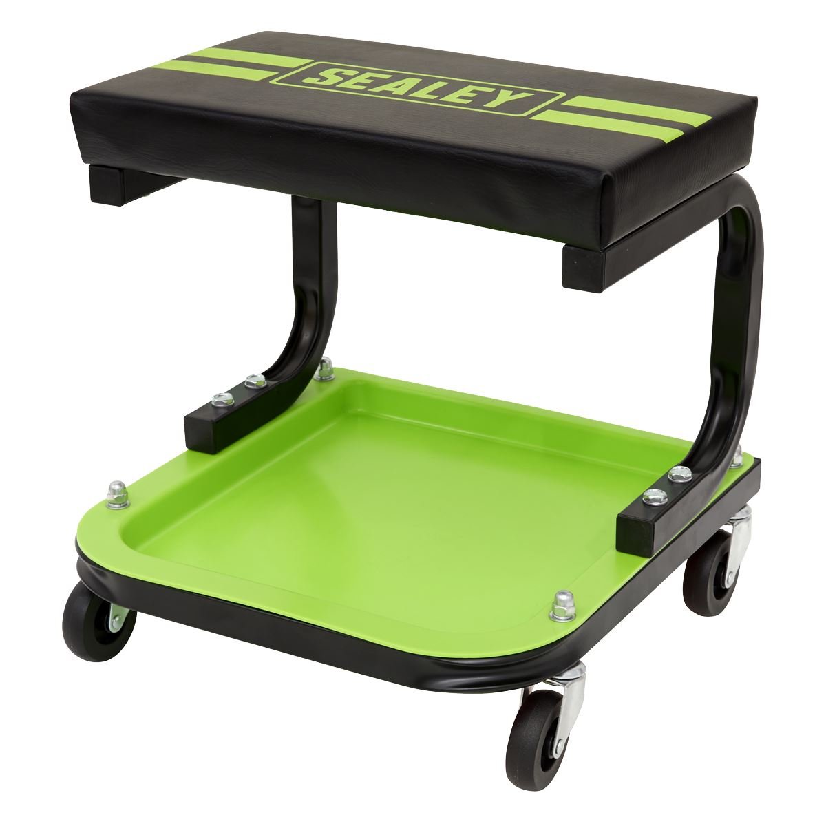 Sealey SCR9HV Mechanic's Deluxe Utility Seat - Green Sealey