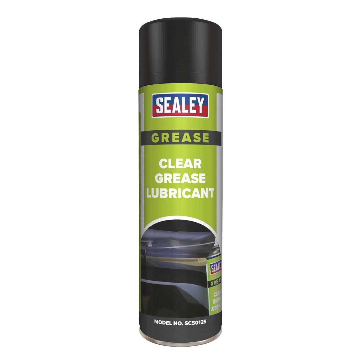 Sealey SCS012 Clear Grease Lubricant 500ml Pack of 6 Sealey