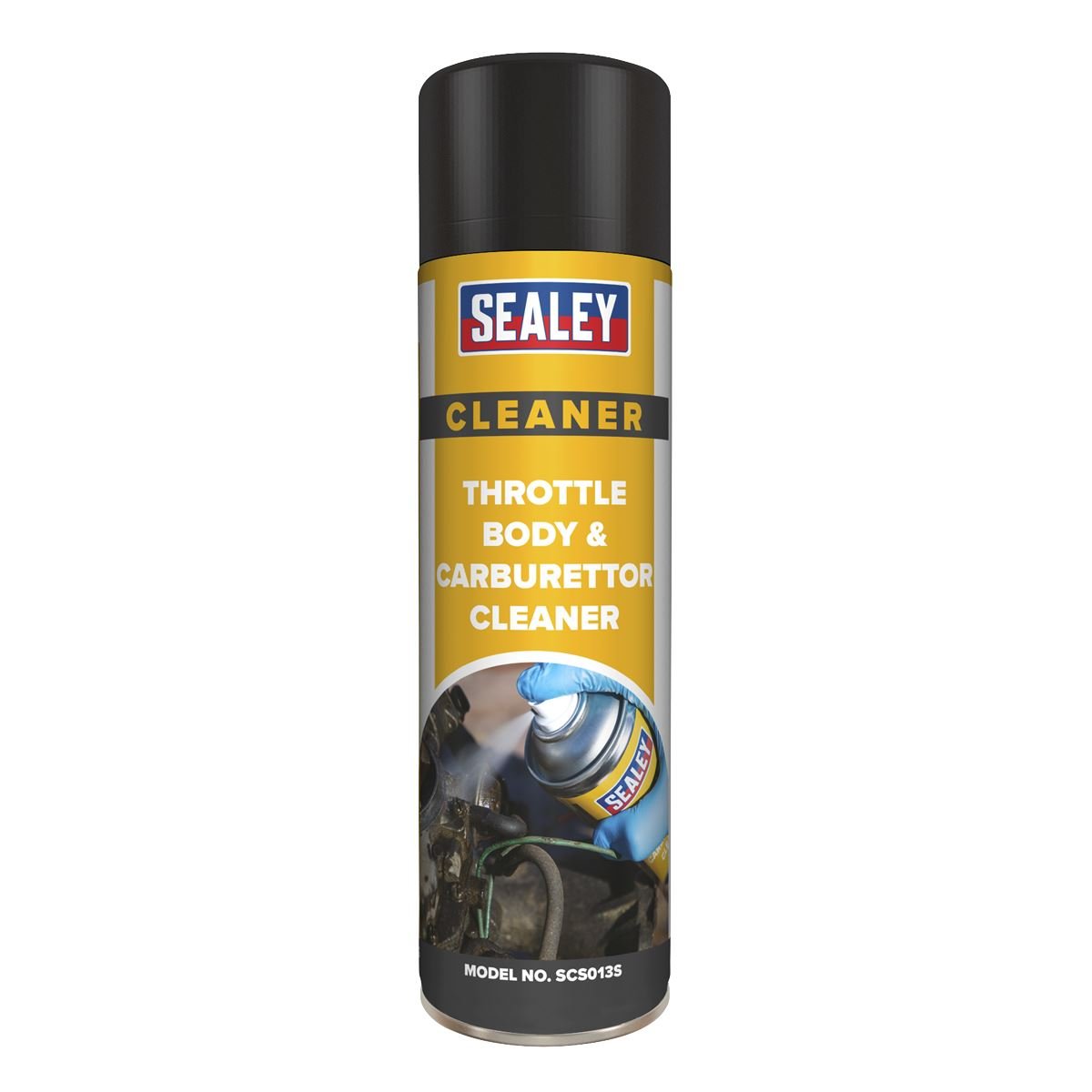 Sealey SCS013 Throttle Body & Carburettor Cleaner 500ml Pack of 6 Sealey