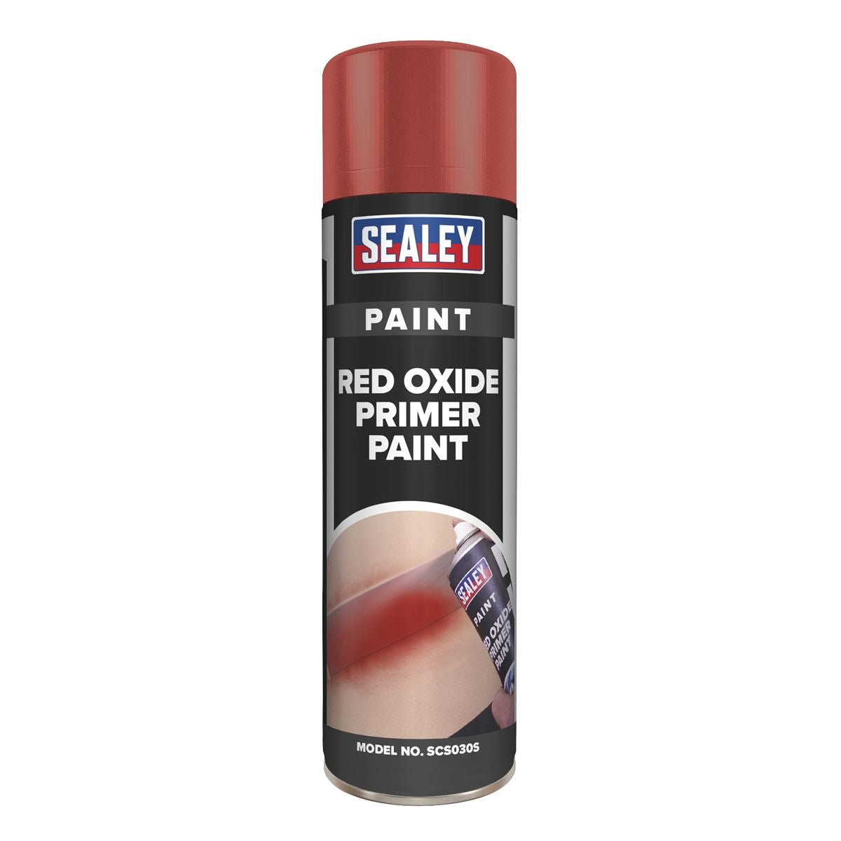 Sealey SCS030S Red Oxide Primer Paint 500ml Sealey