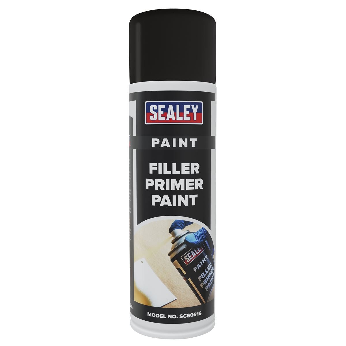Sealey SCS061S Filler Primer Paint 500ml Sealey