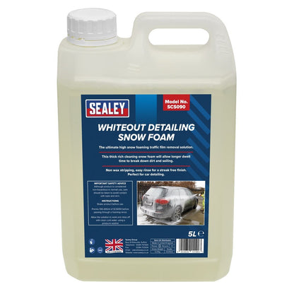Sealey SCS090 Whiteout Detailing Snow Foam 5L Sealey