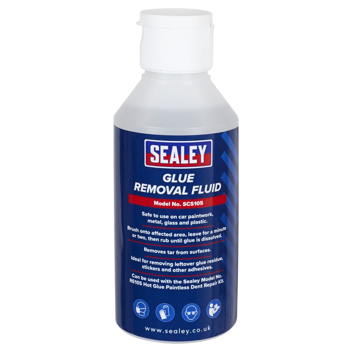Sealey SCS105 Glue Removal Fluid 200ml Sealey