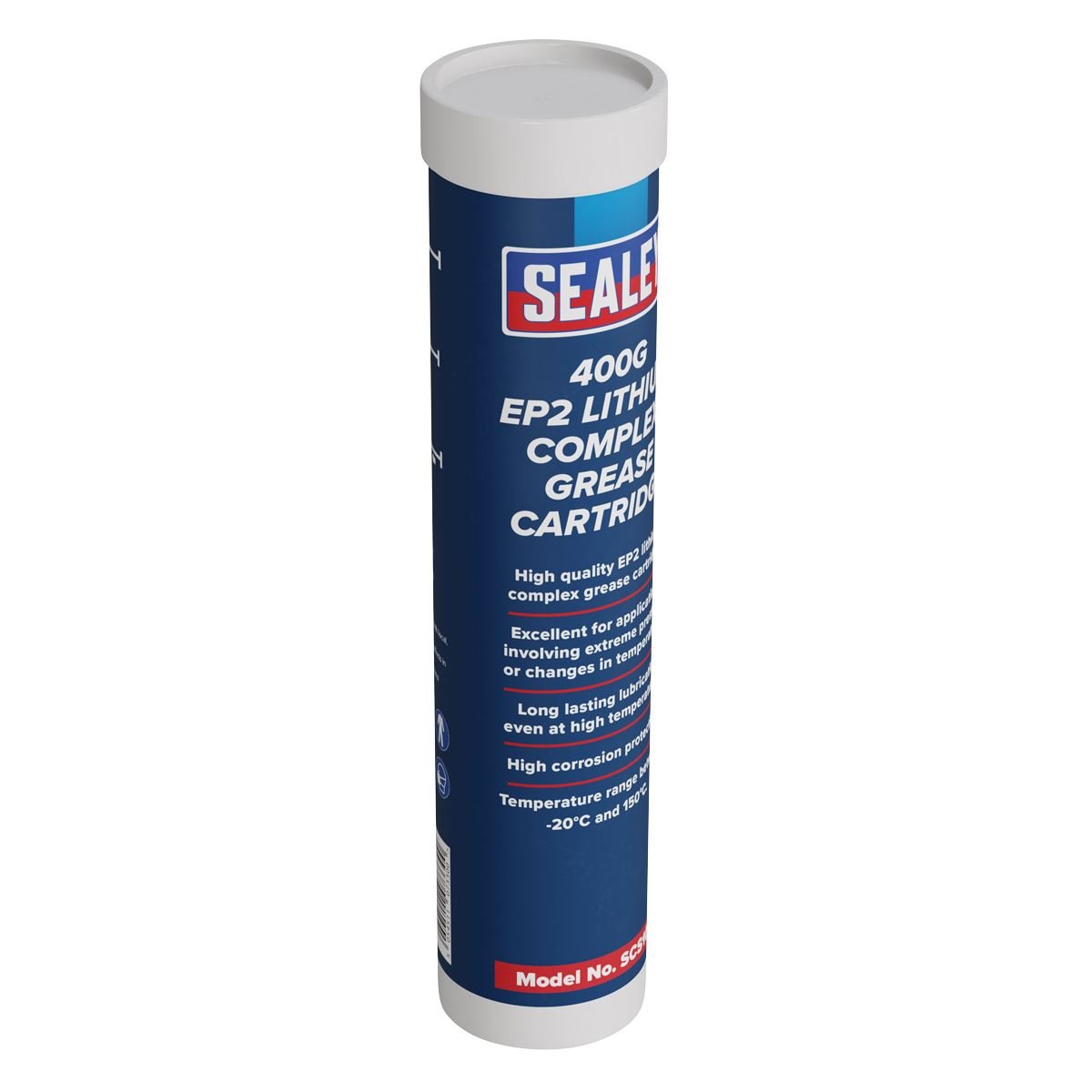 Sealey SCS106 EP2 Lithium Complex Grease Cartridge 400g Sealey