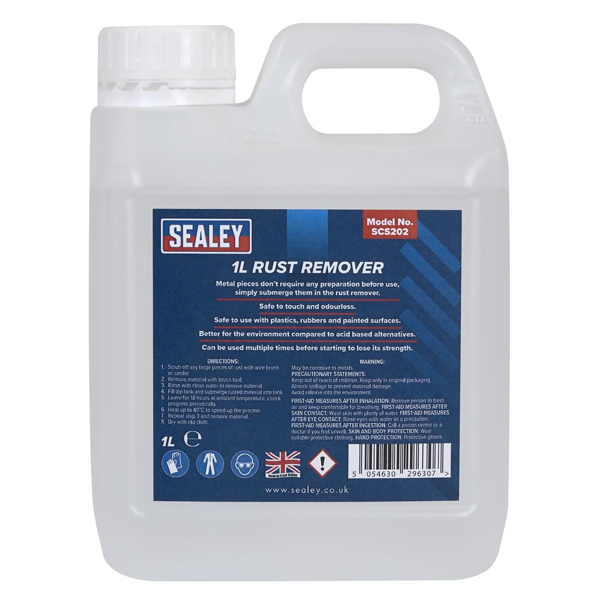 Sealey SCS202 Rust Remover 1L Sealey