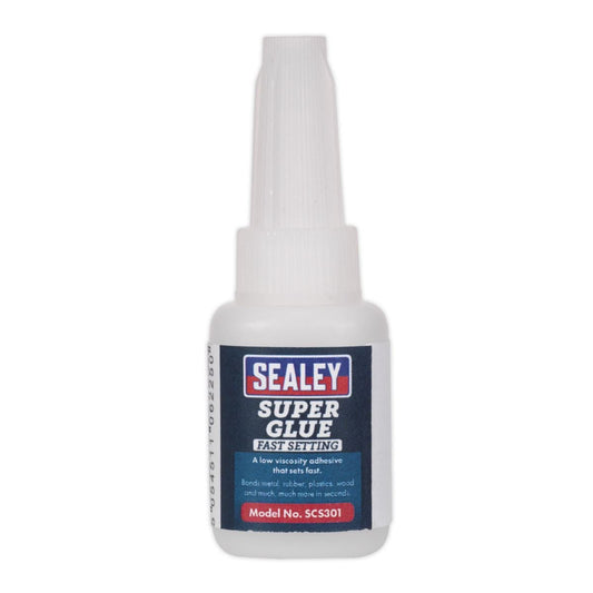 Sealey SCS301 Super Glue Fast Setting 5g Sealey