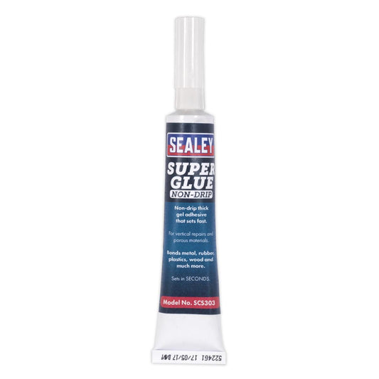 Sealey SCS303S Super Glue Non-Drip Gel 20g Sealey
