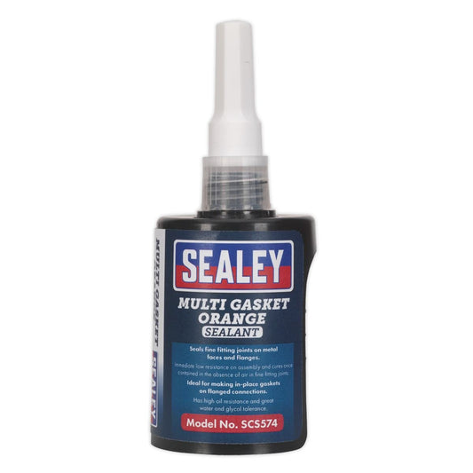 Sealey SCS574 Multi Gasket Sealant Orange 50ml Sealey