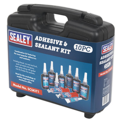 Sealey SCSKIT1 Adhesive & Sealant Kit 10pc Sealey