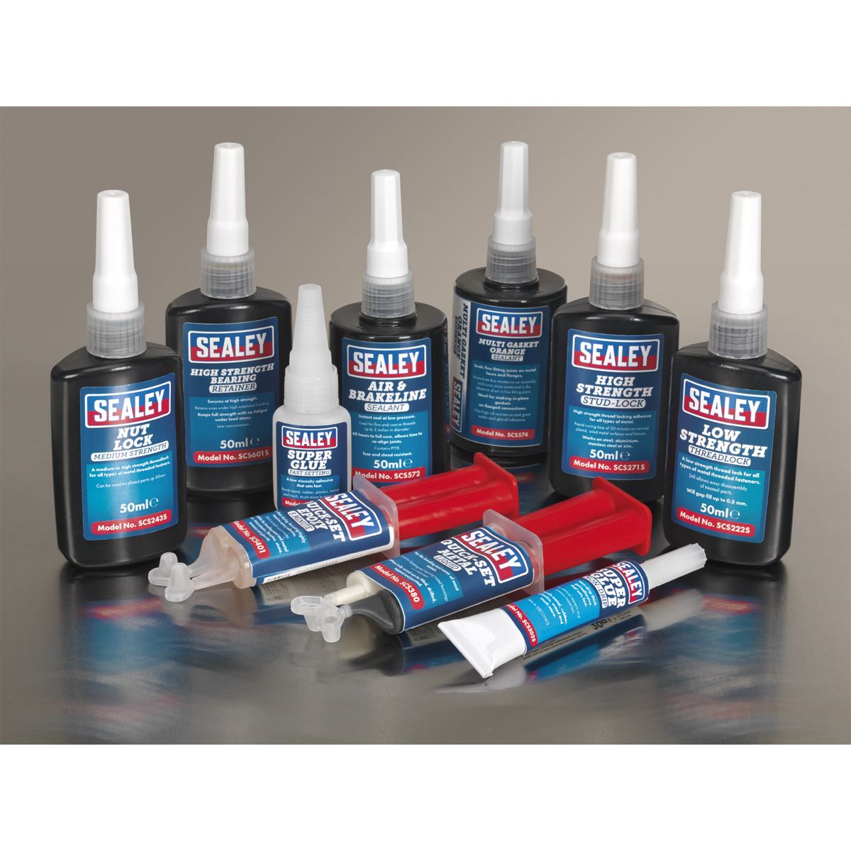 Sealey SCSKIT1 Adhesive & Sealant Kit 10pc Sealey