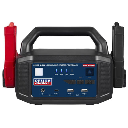 Sealey SL34S 2500A 12/24V Lithium Jump Starter Power Pack Sealey