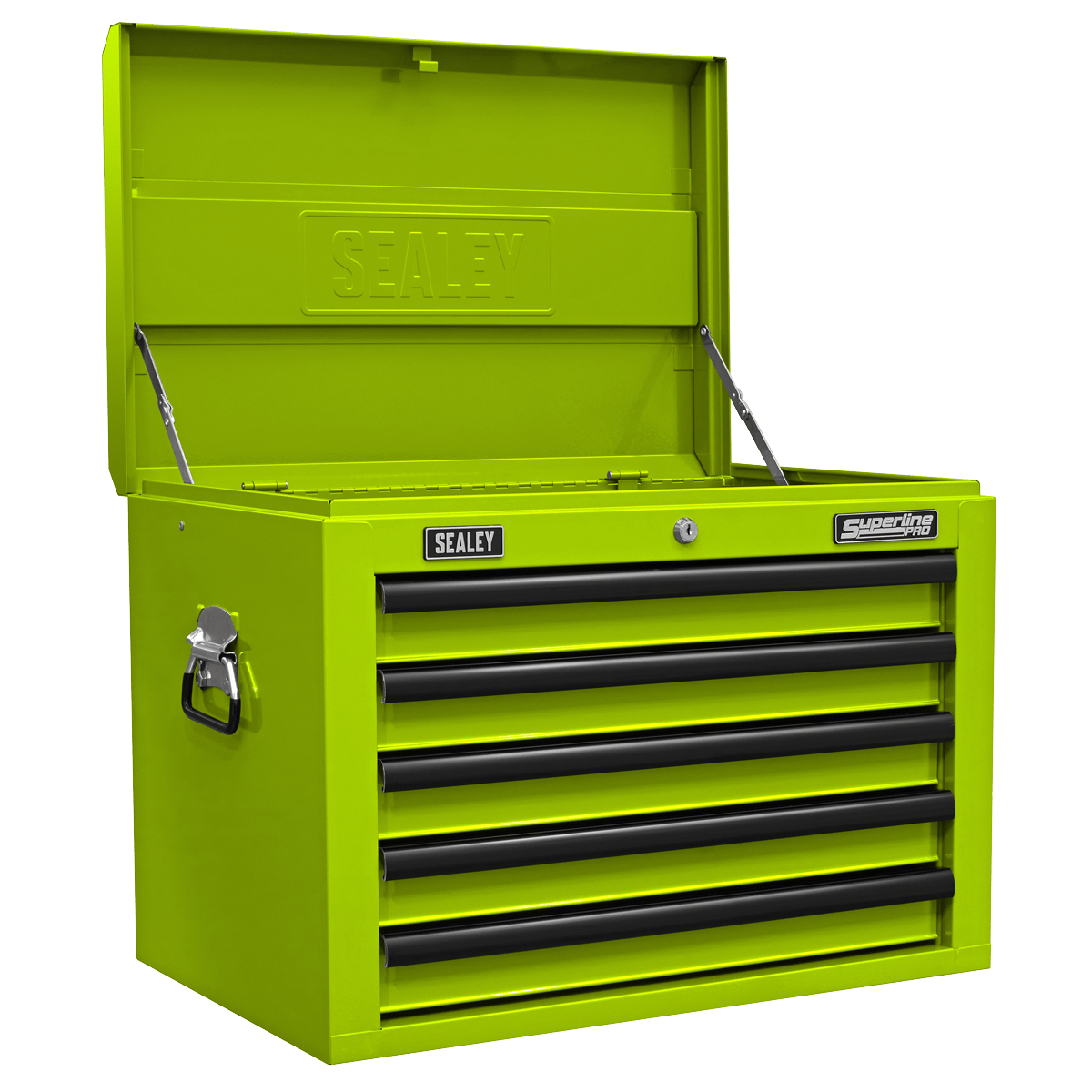 Sealey SPTHVCOMBO1 Tool Chest Combination 14 Drawer with Ball-Bearing Slides - Green & 1179pc Tool Kit Sealey