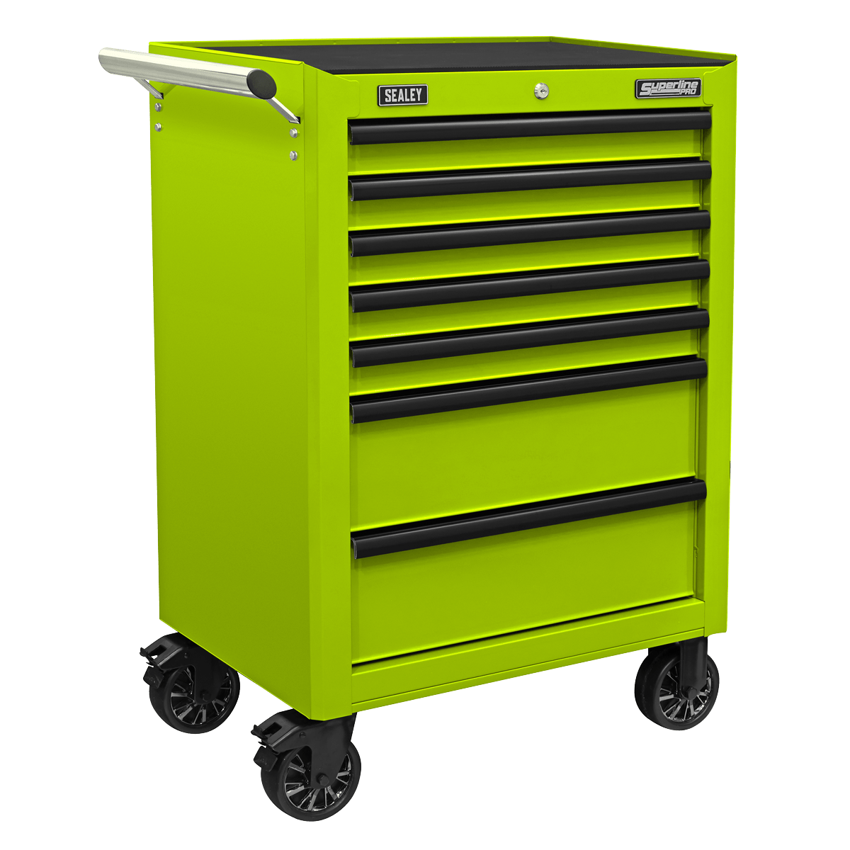 Sealey SPTHVCOMBO1 Tool Chest Combination 14 Drawer with Ball-Bearing Slides - Green & 1179pc Tool Kit Sealey