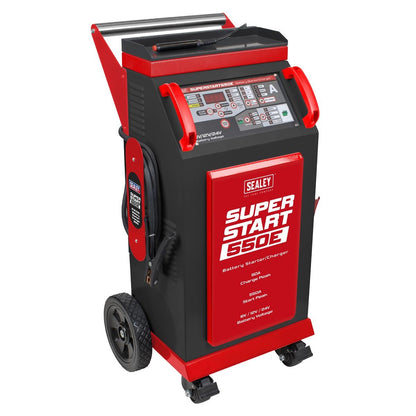 Sealey SUPERSTART550E 6/12/24V Battery Starter/Charger 550A Sealey