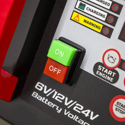 Sealey SUPERSTART950E 6/12/24V Battery Starter/Charger 950A 230v 32A Sealey