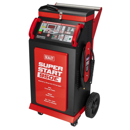 Sealey SUPERSTART950E 6/12/24V Battery Starter/Charger 950A 230v 32A Sealey