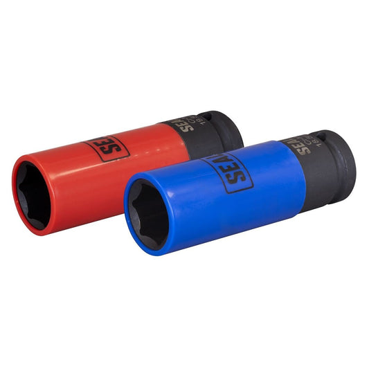 Sealey SX01819 Alloy Wheel Impact Socket Set 1/2"Sq Drive 2pc Sealey