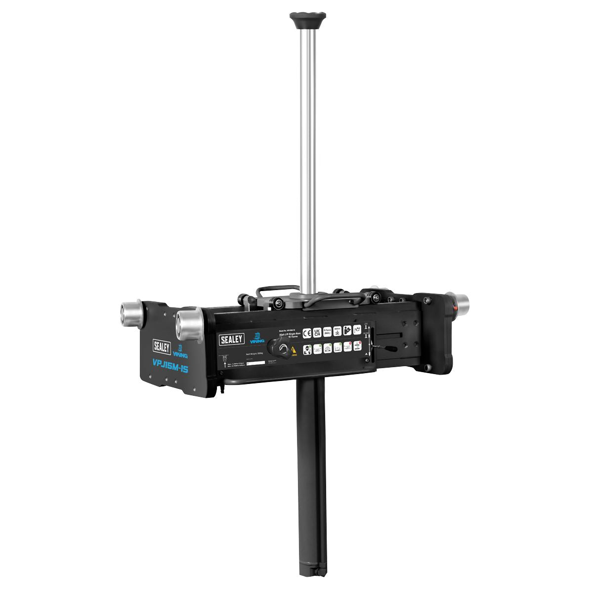 Sealey VPJ15M-1S Viking Pit Jack 15 Tonne Single Ram High Lift Sealey