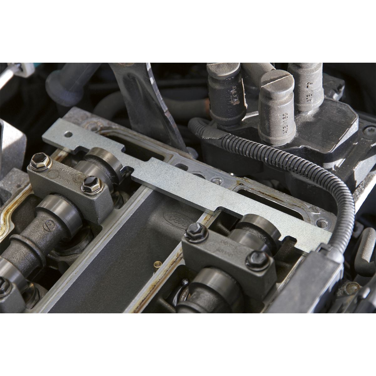 Sealey VSE5515 Petrol Engine Timing Tool Kit - for Ford Mazda Volvo 1.25/1.4/1.6/1.8/2.0/2.3 16v Duratec - Belt/Chain Drive Sealey