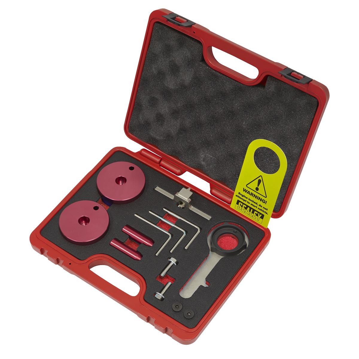 Sealey VSE5640 Diesel Engine Timing Tool Kit - for Ford 2.0TDCi EcoBlue - Belt Drive Sealey