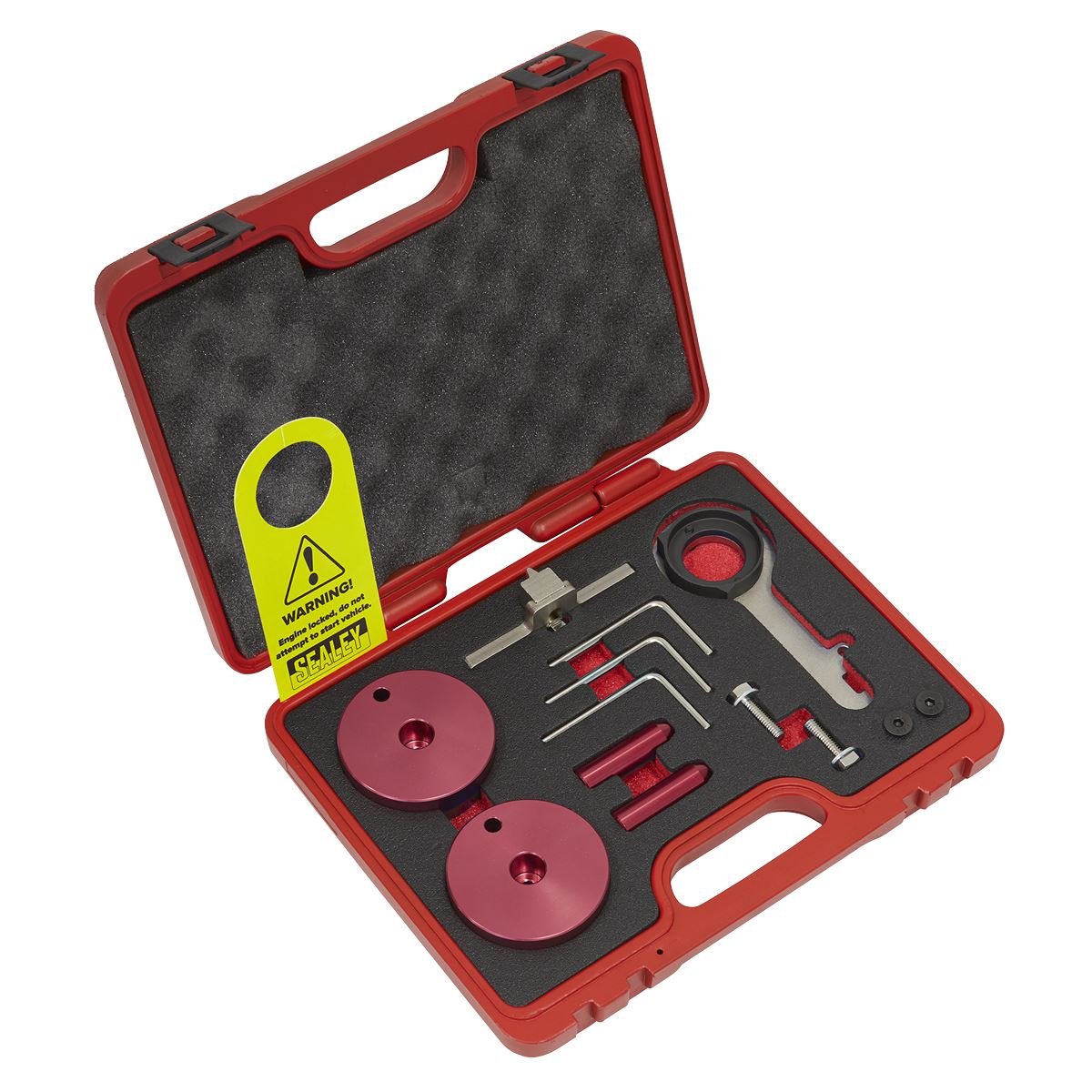 Sealey VSE5640 Diesel Engine Timing Tool Kit - for Ford 2.0TDCi EcoBlue - Belt Drive Sealey