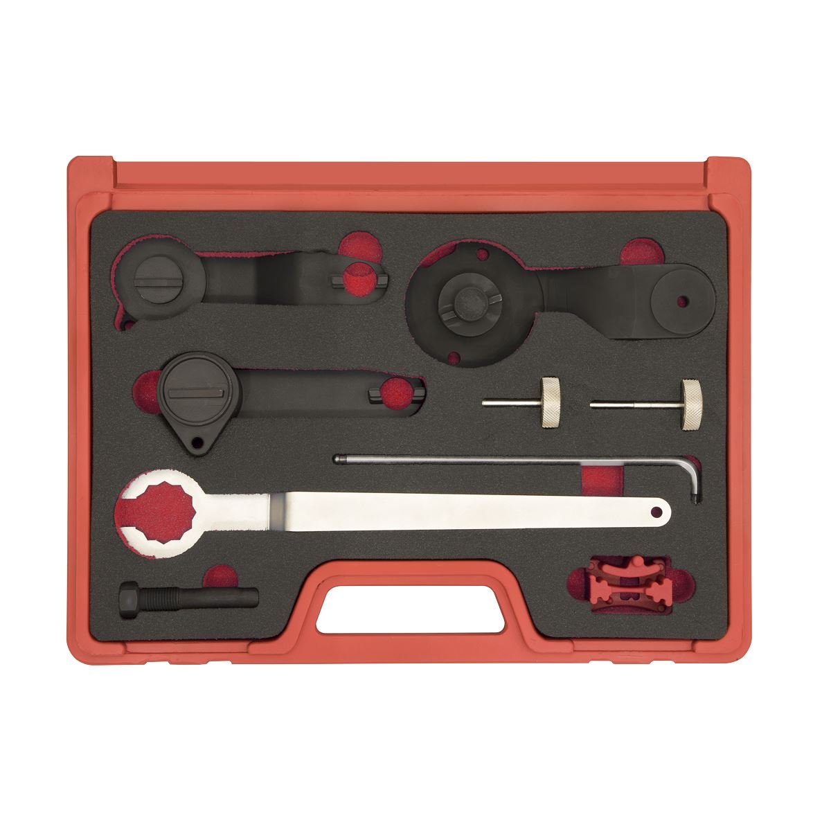 Sealey VSE5760 Petrol Engine Timing Tool Kit - for VAG 1.0/1.2/1.4 TSi - Belt Drive Sealey