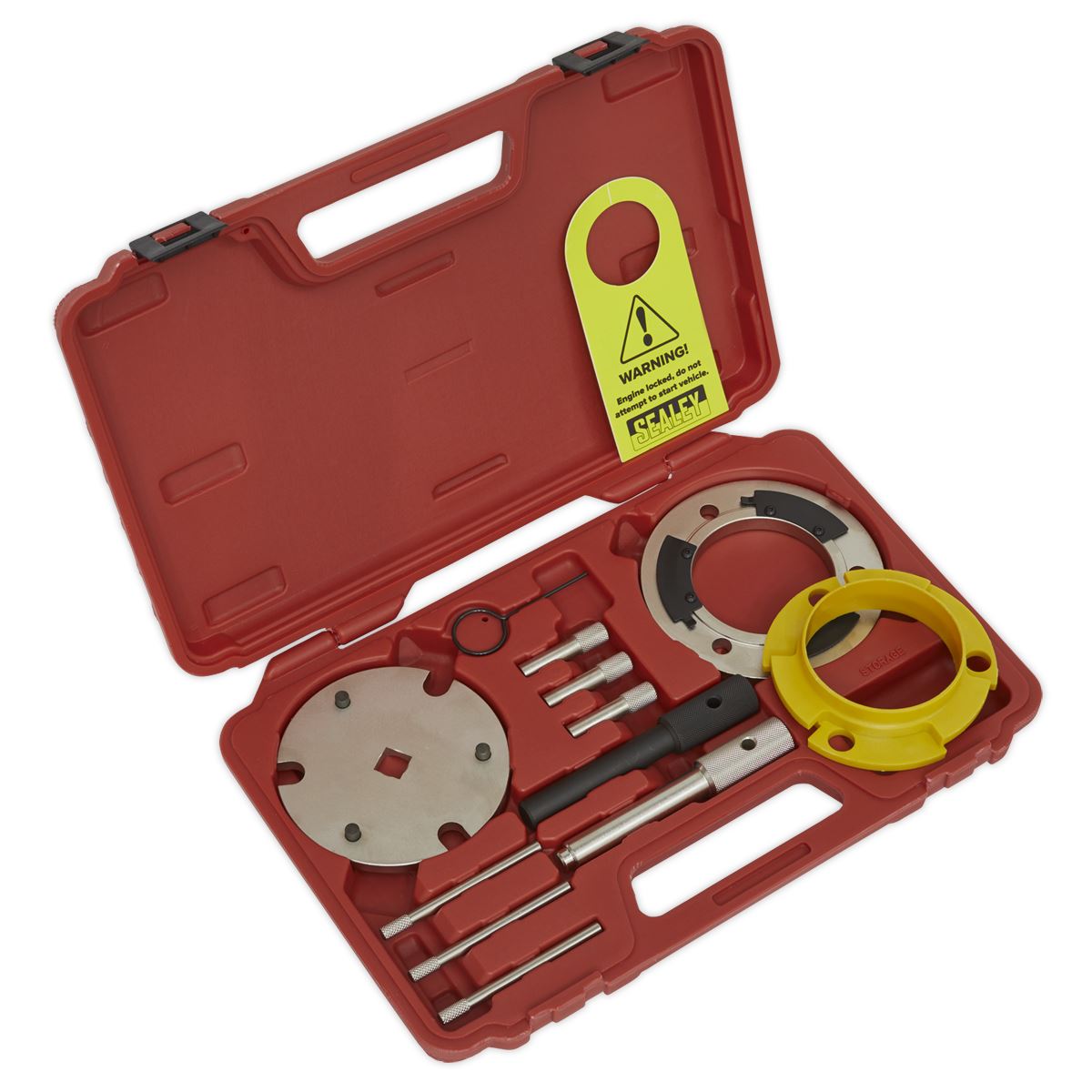 Sealey VSE5841A Diesel Engine Timing Tool & Injection Pump Tool Kit - 2.0D 2.2D 2.4D Duratorq - Chain Drive Sealey