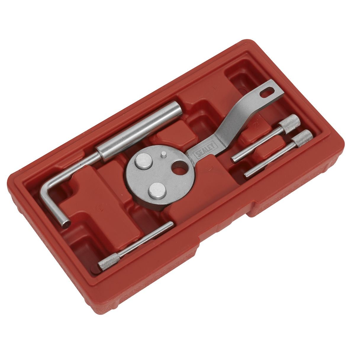 Sealey VSE5863 Diesel Engine Timing Tool Kit - for Ford Jaguar Land Rover 2.2D/3.2D TDCi - Chain Drive Sealey